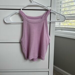Lavender Ribbed Tank Top